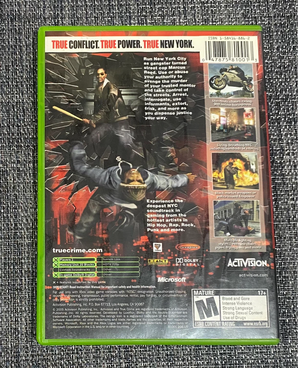 True Crime: New York City Xbox Game - photo 3