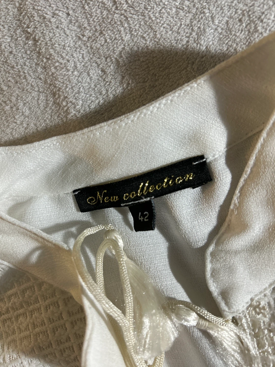 White New Collection Tunic Dress Size 42 - photo 3