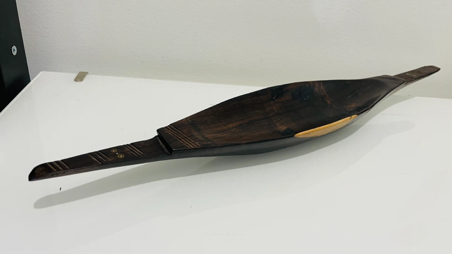 Unique Wooden Serving Spoon or Bowl - photo 2