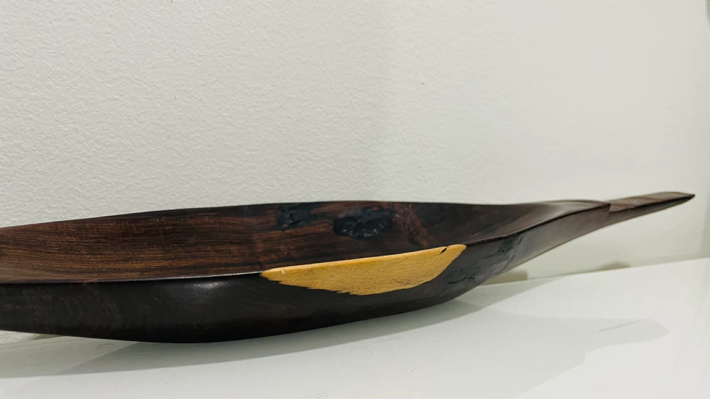 Unique Wooden Serving Spoon or Bowl - photo 5