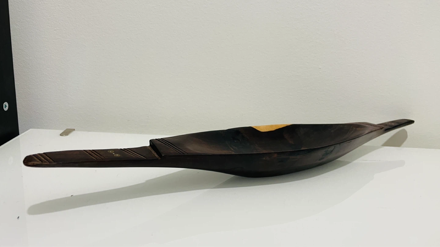 Unique Wooden Serving Spoon or Bowl - photo 4