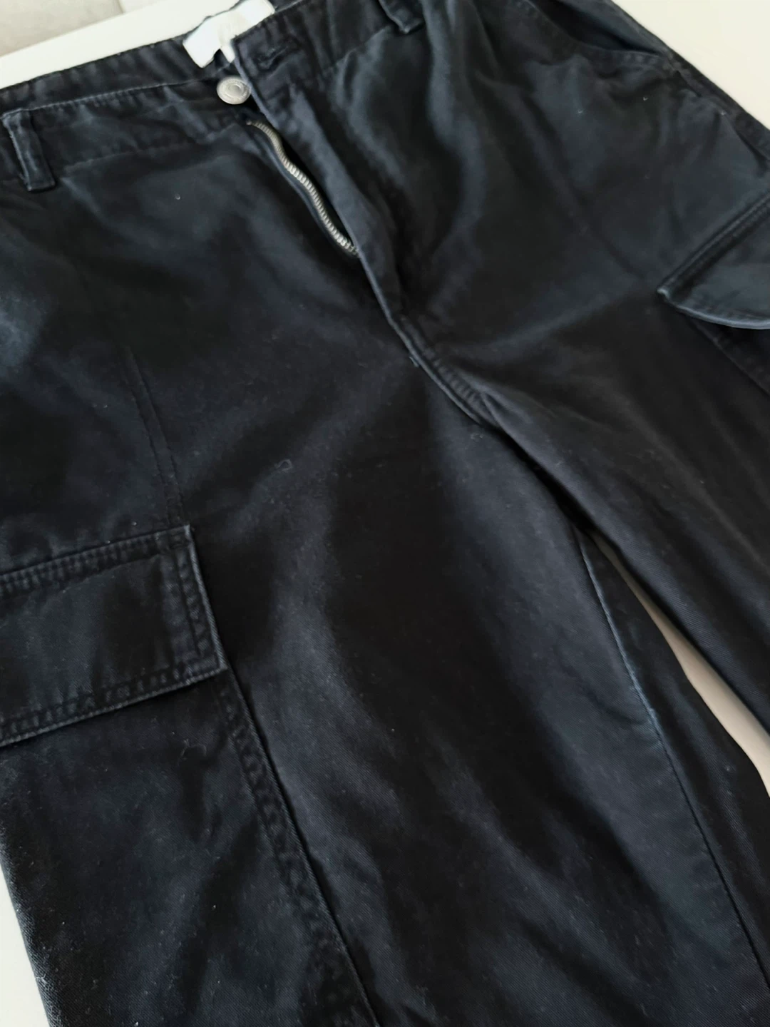 H&M Black Cargo Pants - photo 2