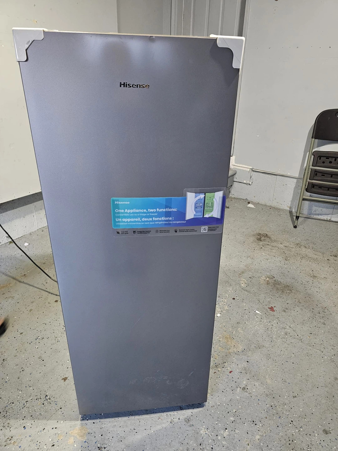 BRAND NEW CONVERTIBLE FREEZER/FRIDGE