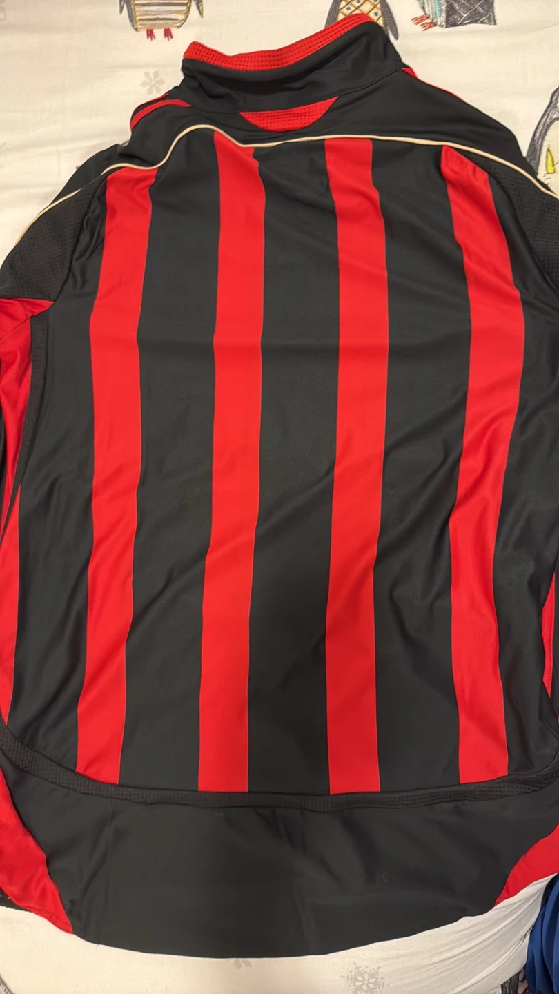 ⚽️ Authentic long-sleeve AC Milan Soccer Jersey - photo 5