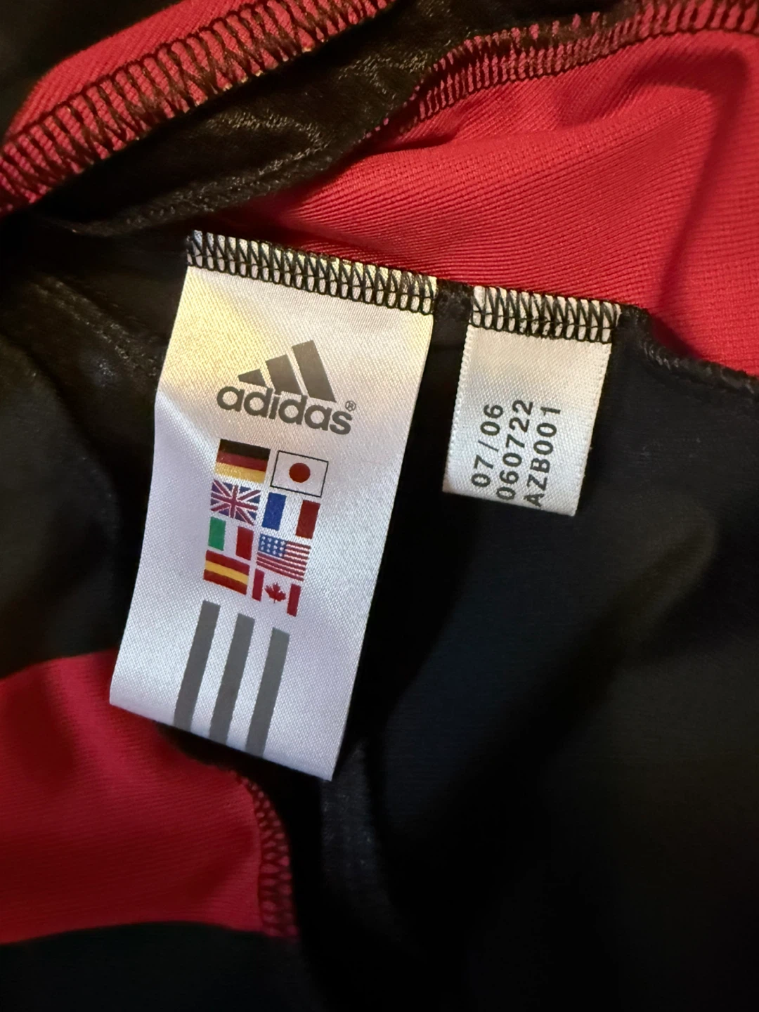⚽️ Authentic long-sleeve AC Milan Soccer Jersey - photo 3