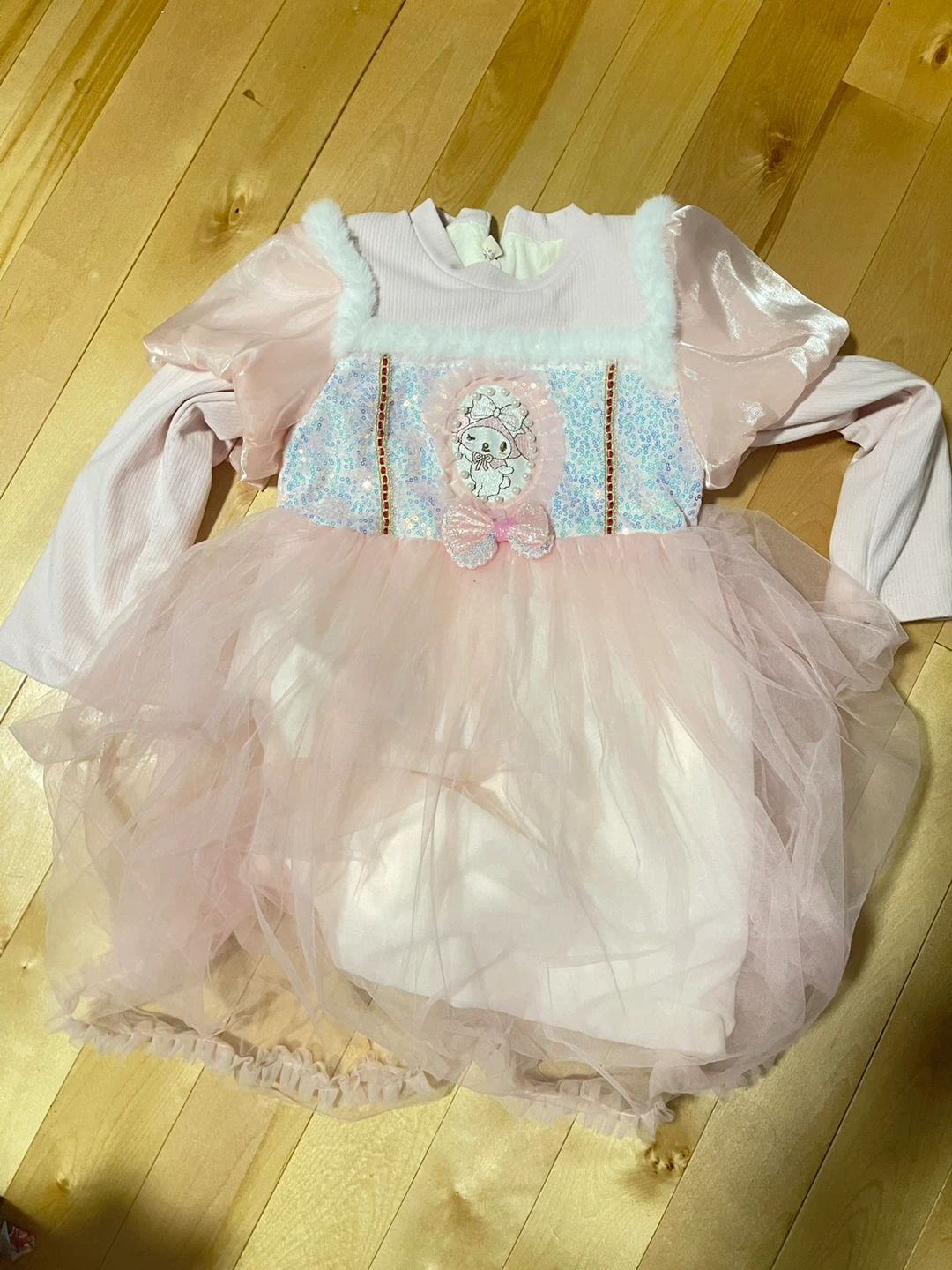 Pink My Melody Dress with Sequins