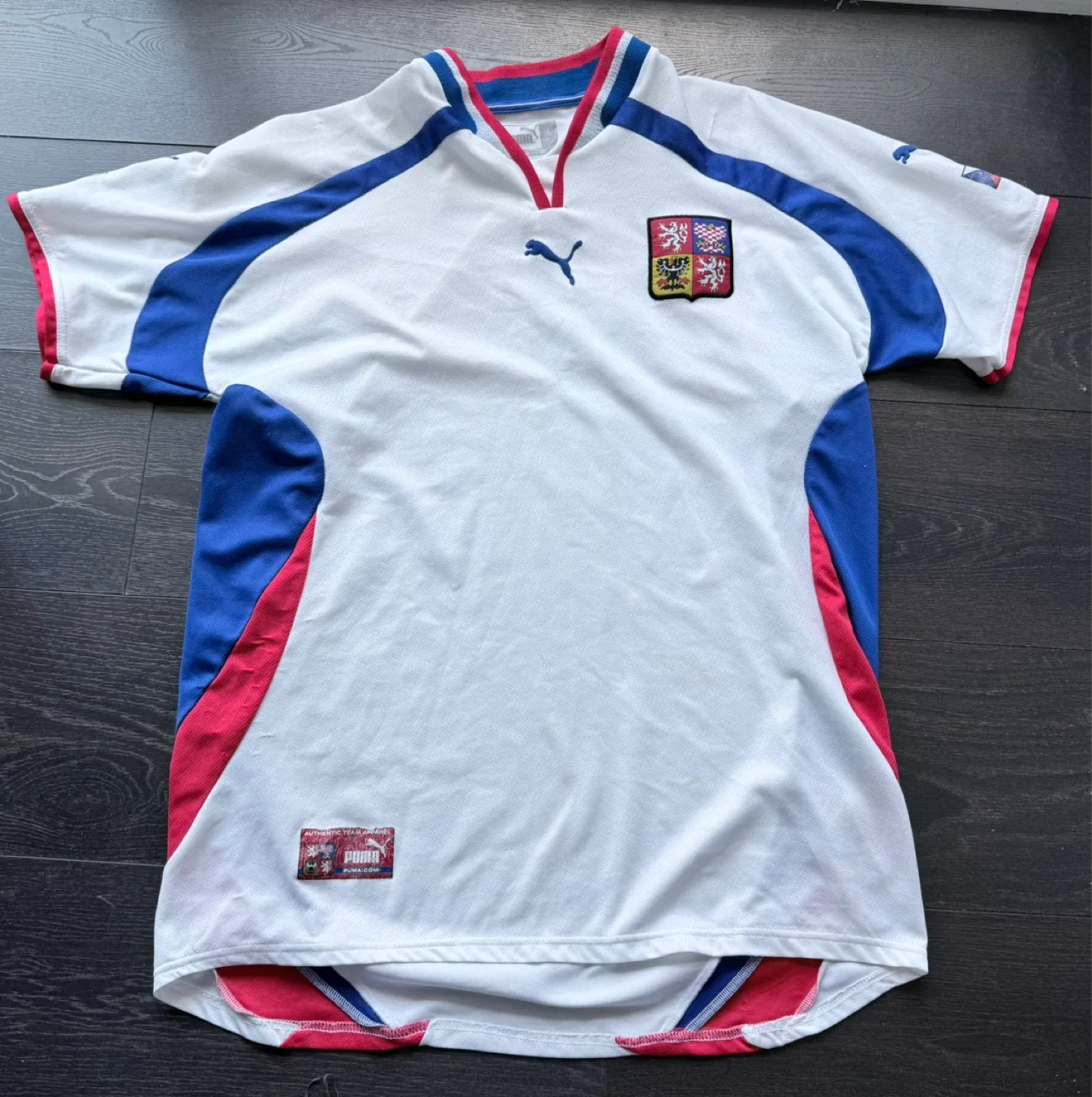 ⚽️ Authentic Czech Republic National Soccer Team Jersey