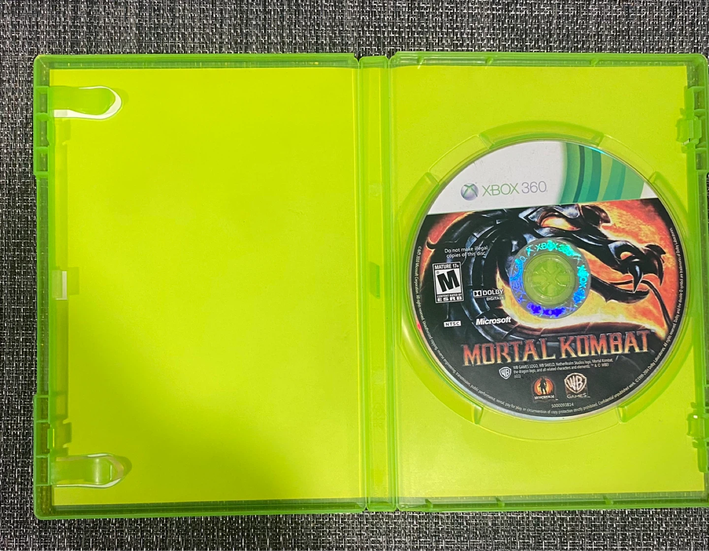 Xbox 360 Mortal Kombat Game - photo 2