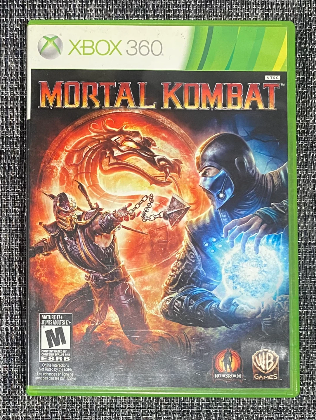 Xbox 360 Mortal Kombat Game