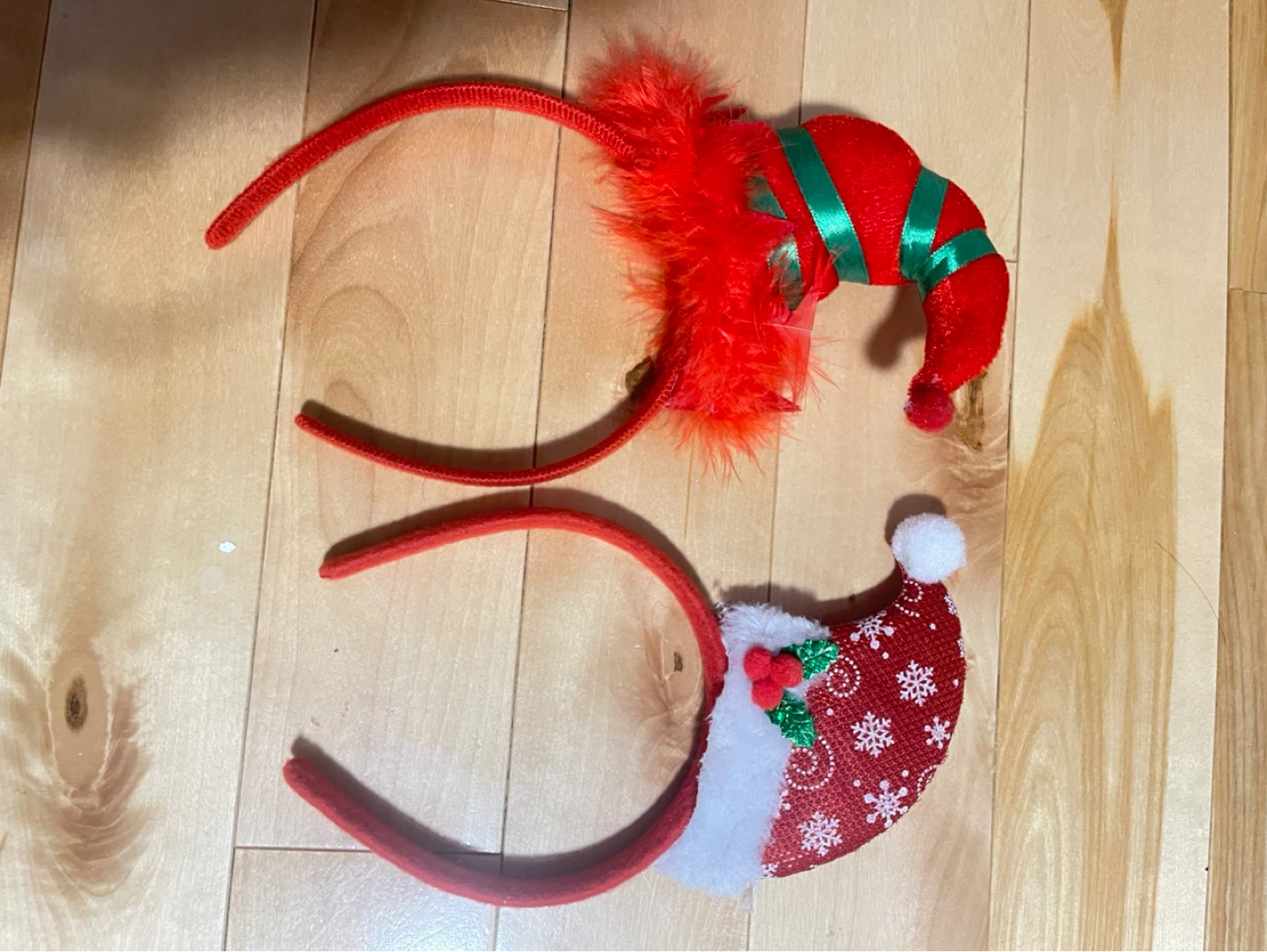 Christmas Headbands - Mouse Ear, Elf & Santa Hat Styles - photo 2