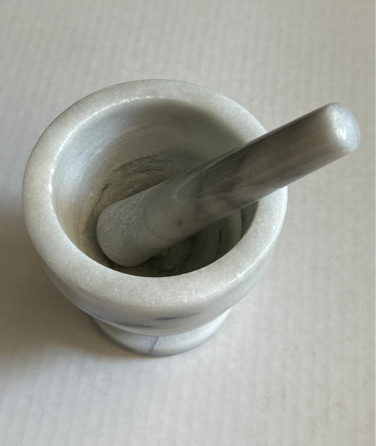 ⚽️Marble Mortar and Pestle Set - photo 2
