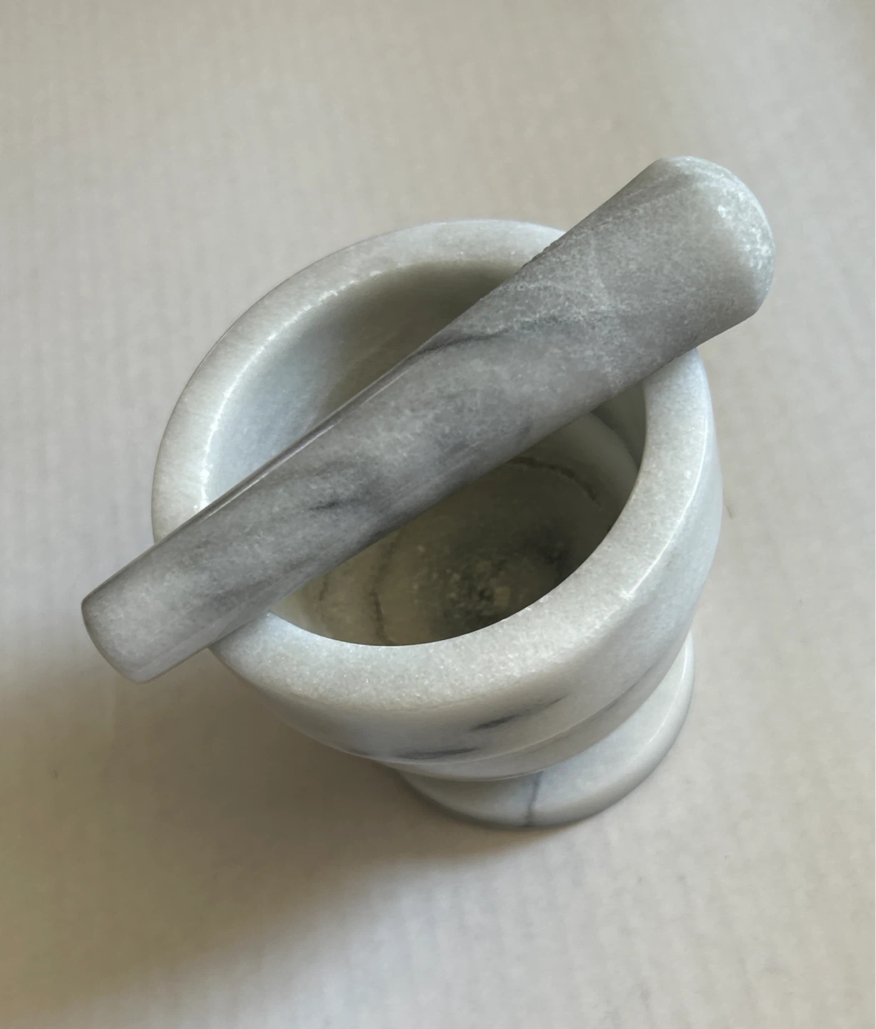 ⚽️Marble Mortar and Pestle Set - photo 4