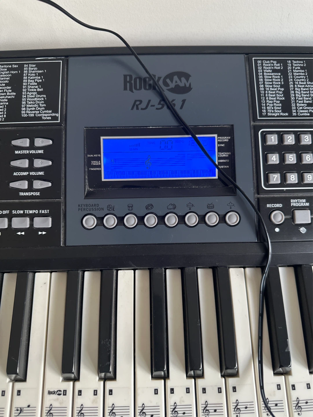Rock Jam RJ-561 Electronic Keyboard - photo 4