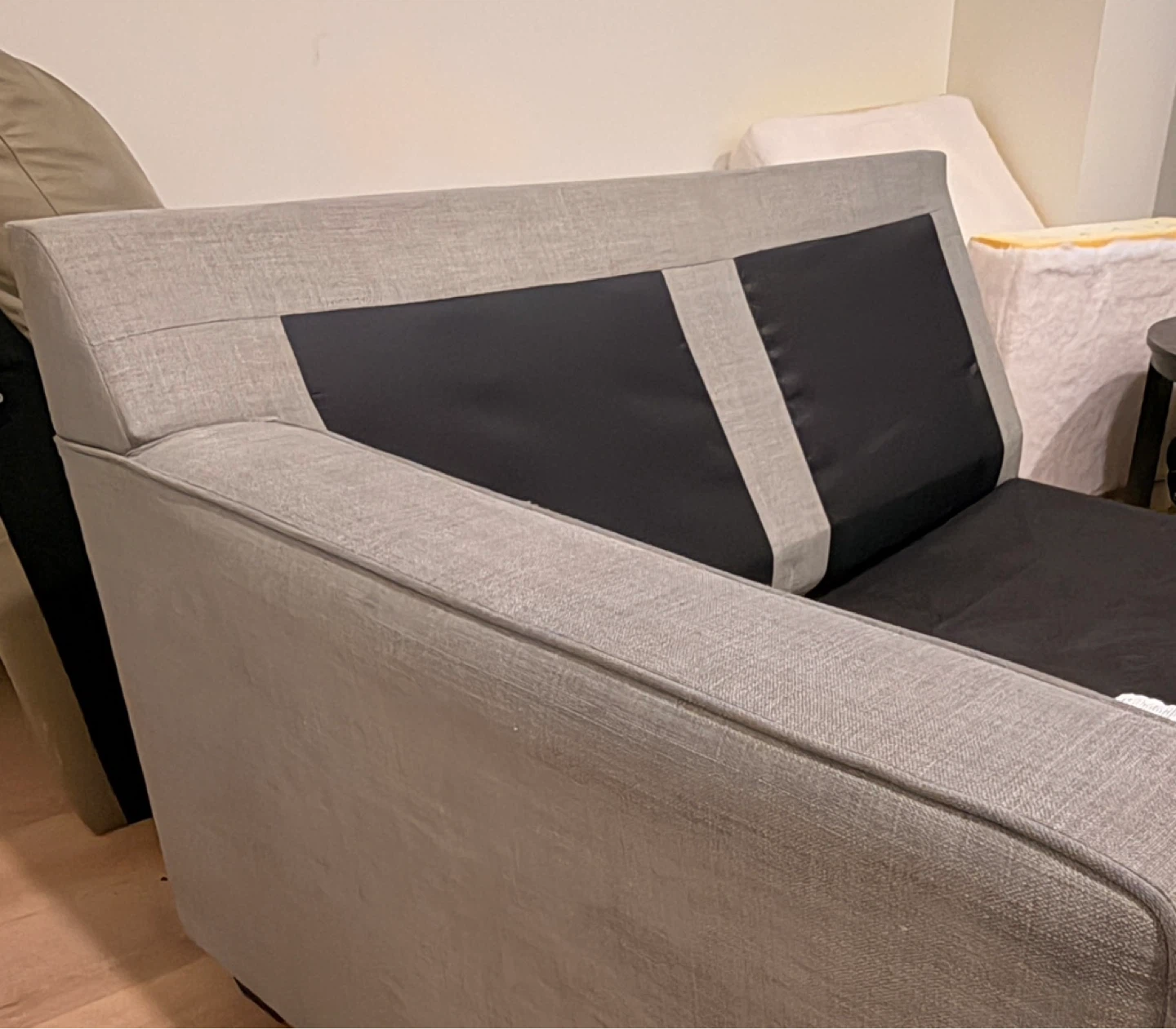 Bought from Briks new Light Gray Fabric 2seats Sofa - photo 3