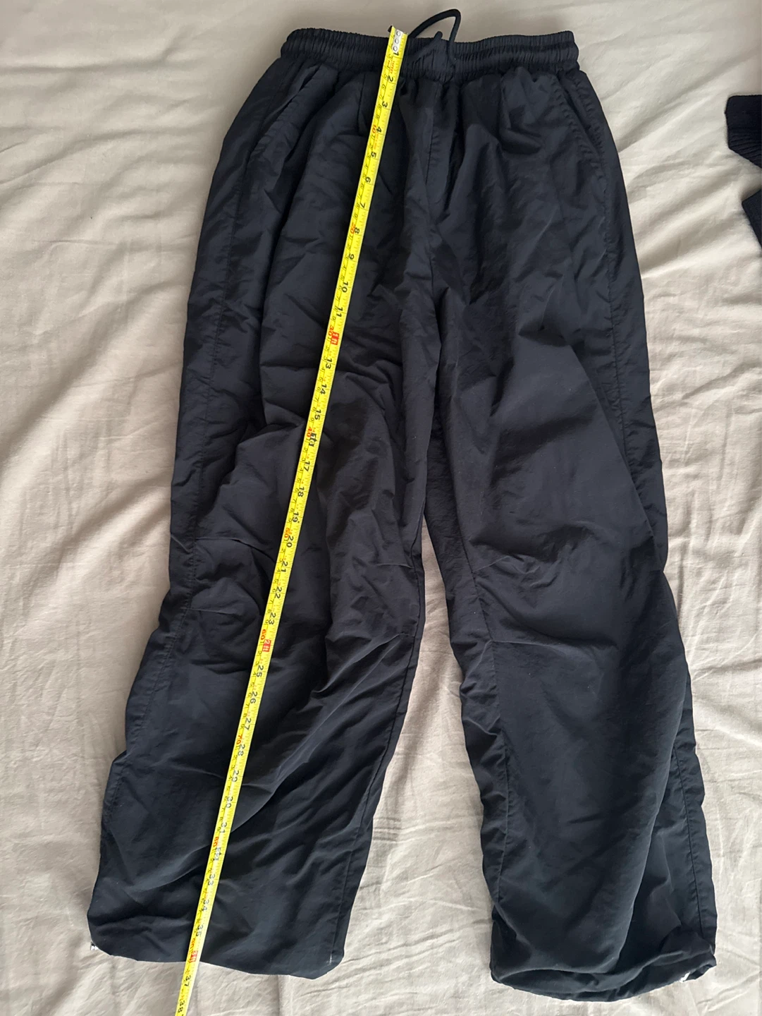 Black Lined Track Pants