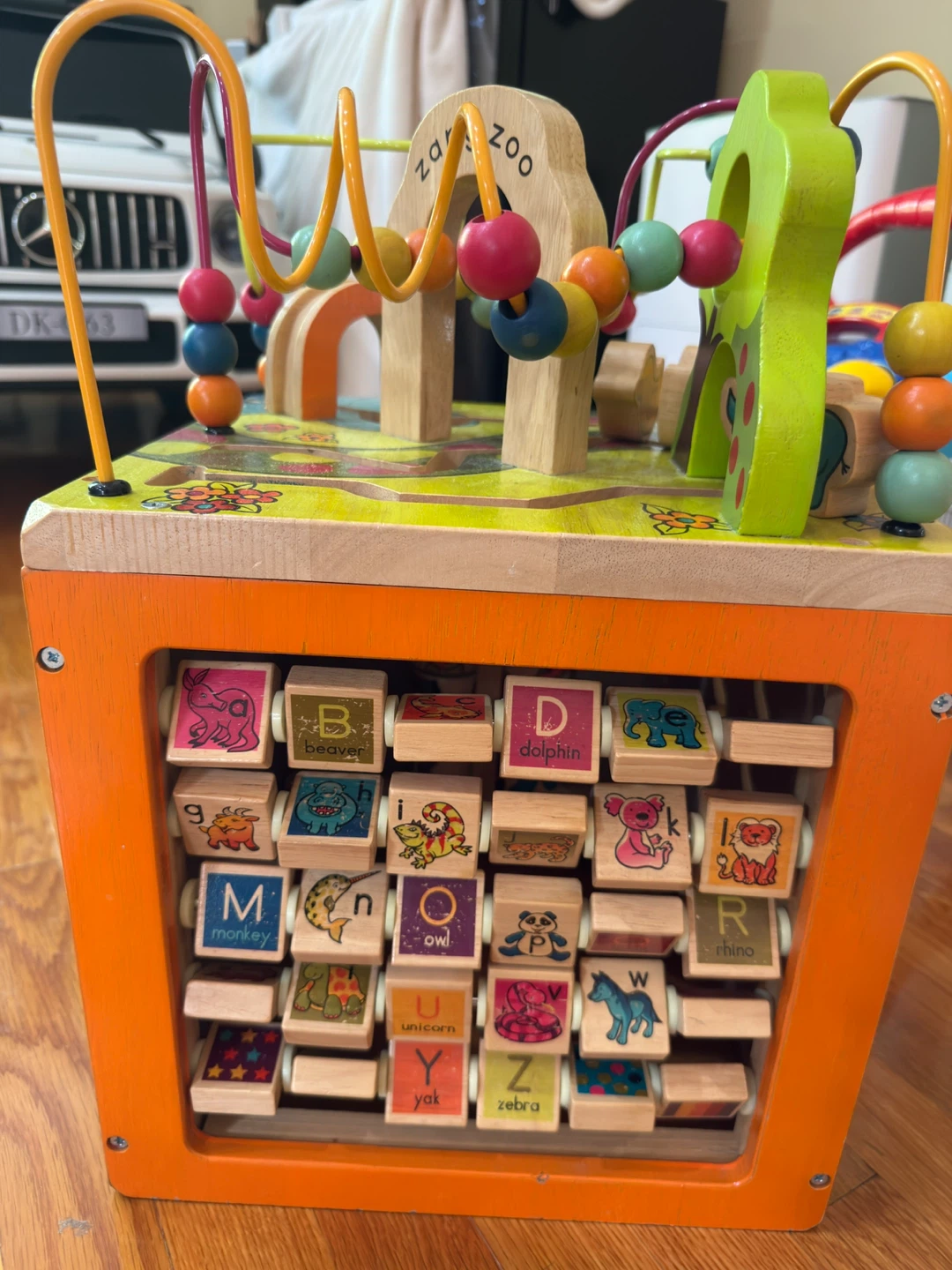 Zany Zoo Wooden Activity Cube - photo 2