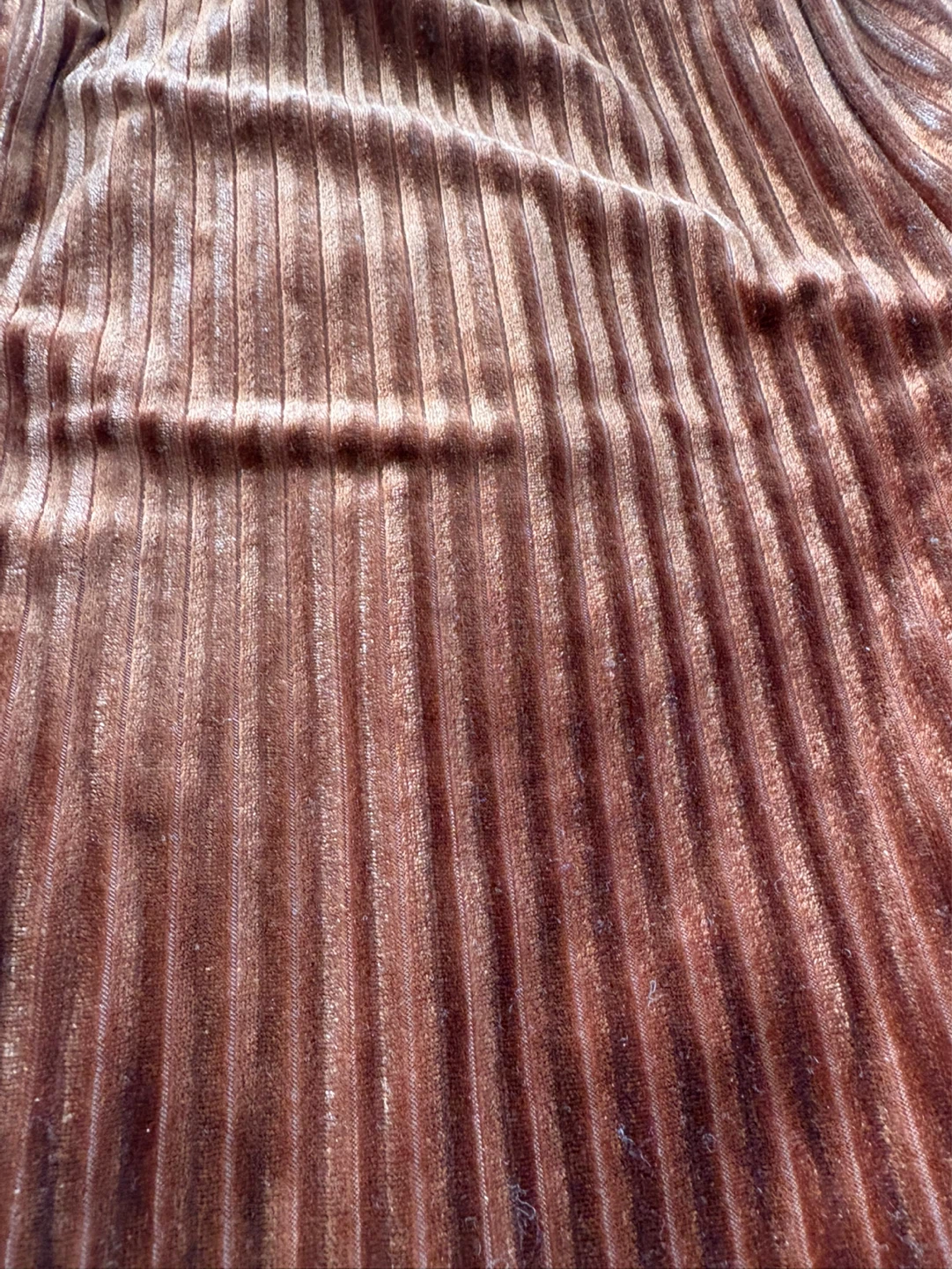 Brown Velvet Flared Pants - photo 2