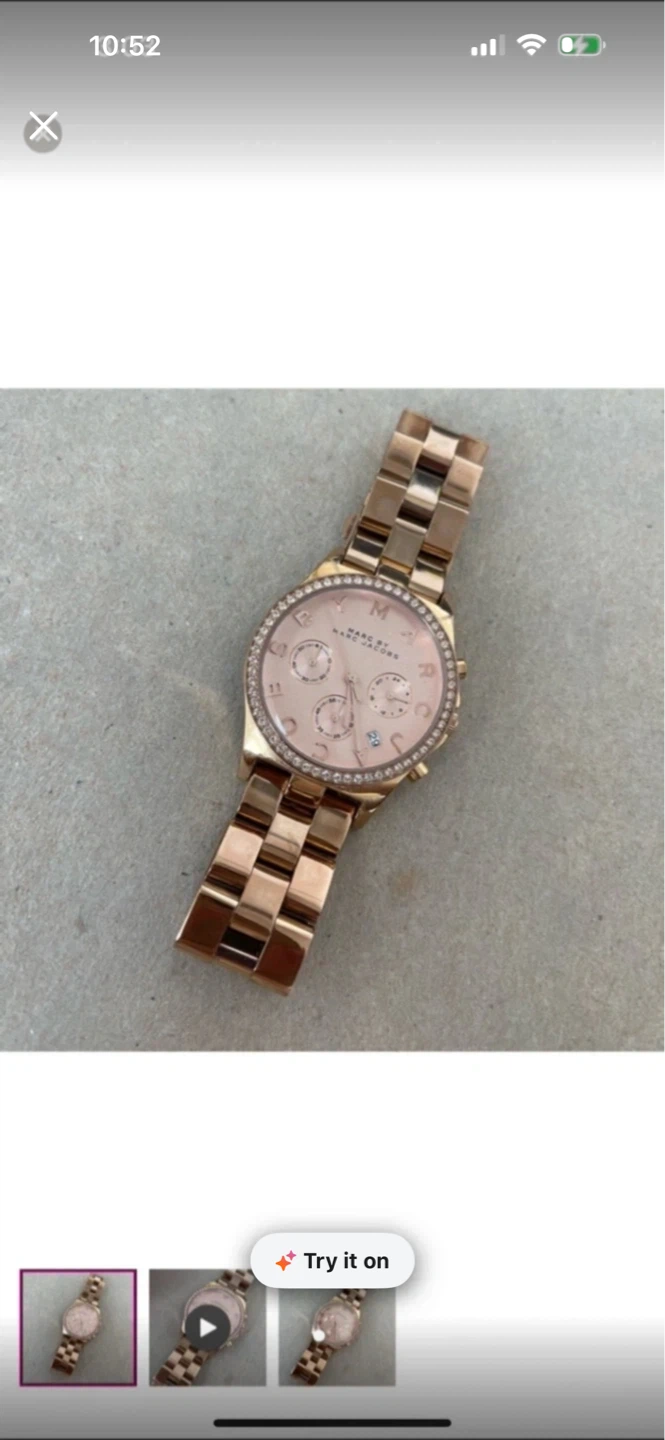 Rose Gold Marc Jacobs Watch ⚽️