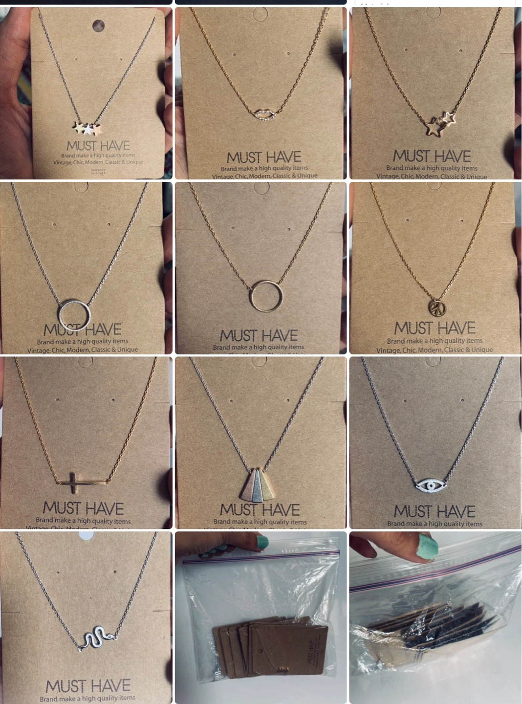 Lot Must Have Necklaces - Assorted Styles - photo 2