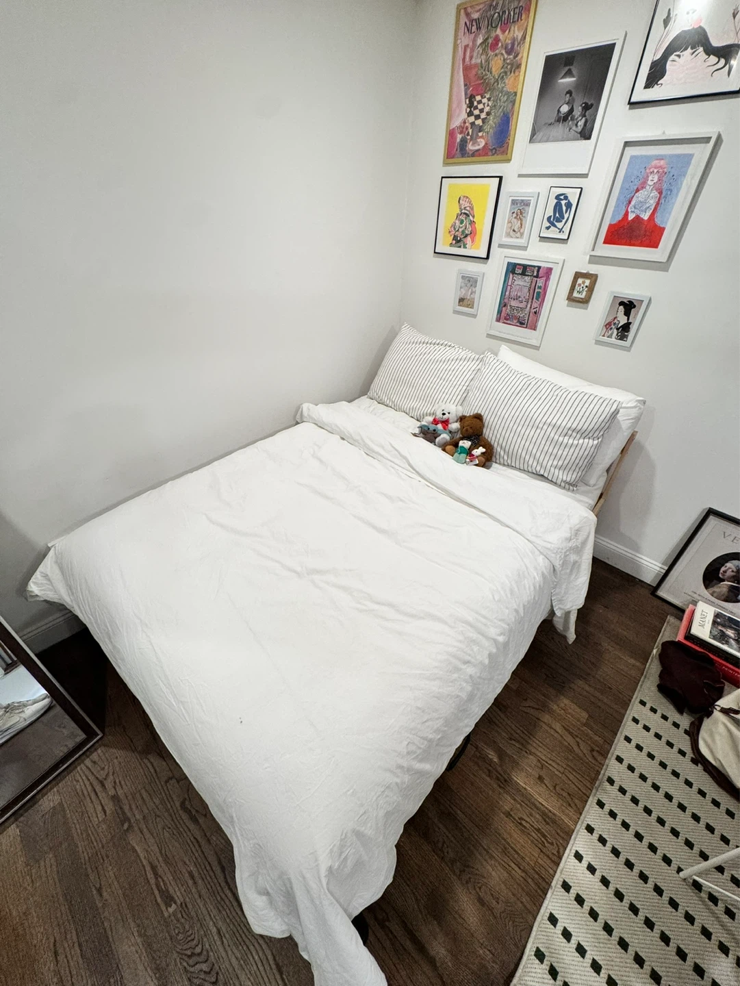 IKEA NEIDEN Full Bed Mattress  Foam Topper (Used < 3 Months)