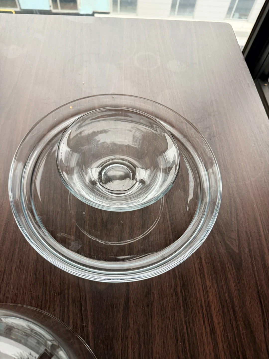 Glass Cake Stand with Dome/punch bowl/chips and dip plate - photo 2