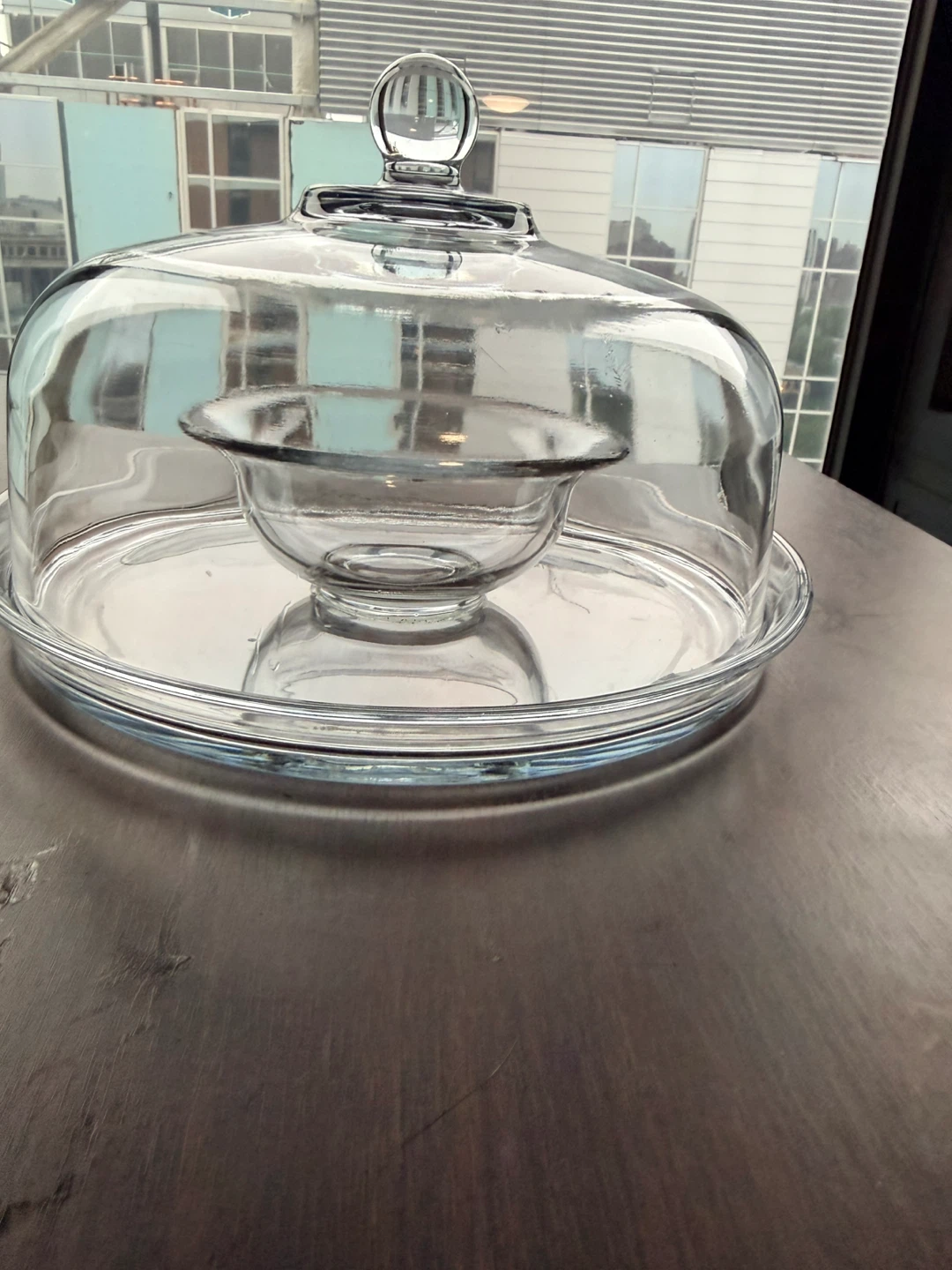 Glass Cake Stand with Dome/punch bowl/chips and dip plate