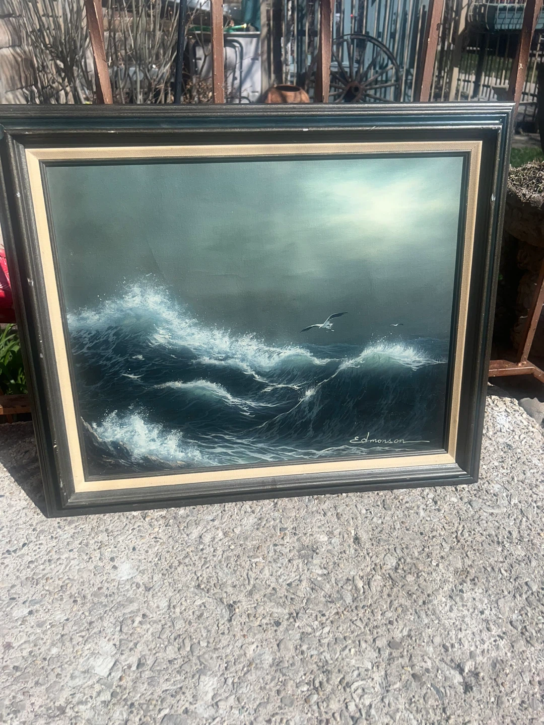 Seascape Oil Painting by E. D. Morson ⚽