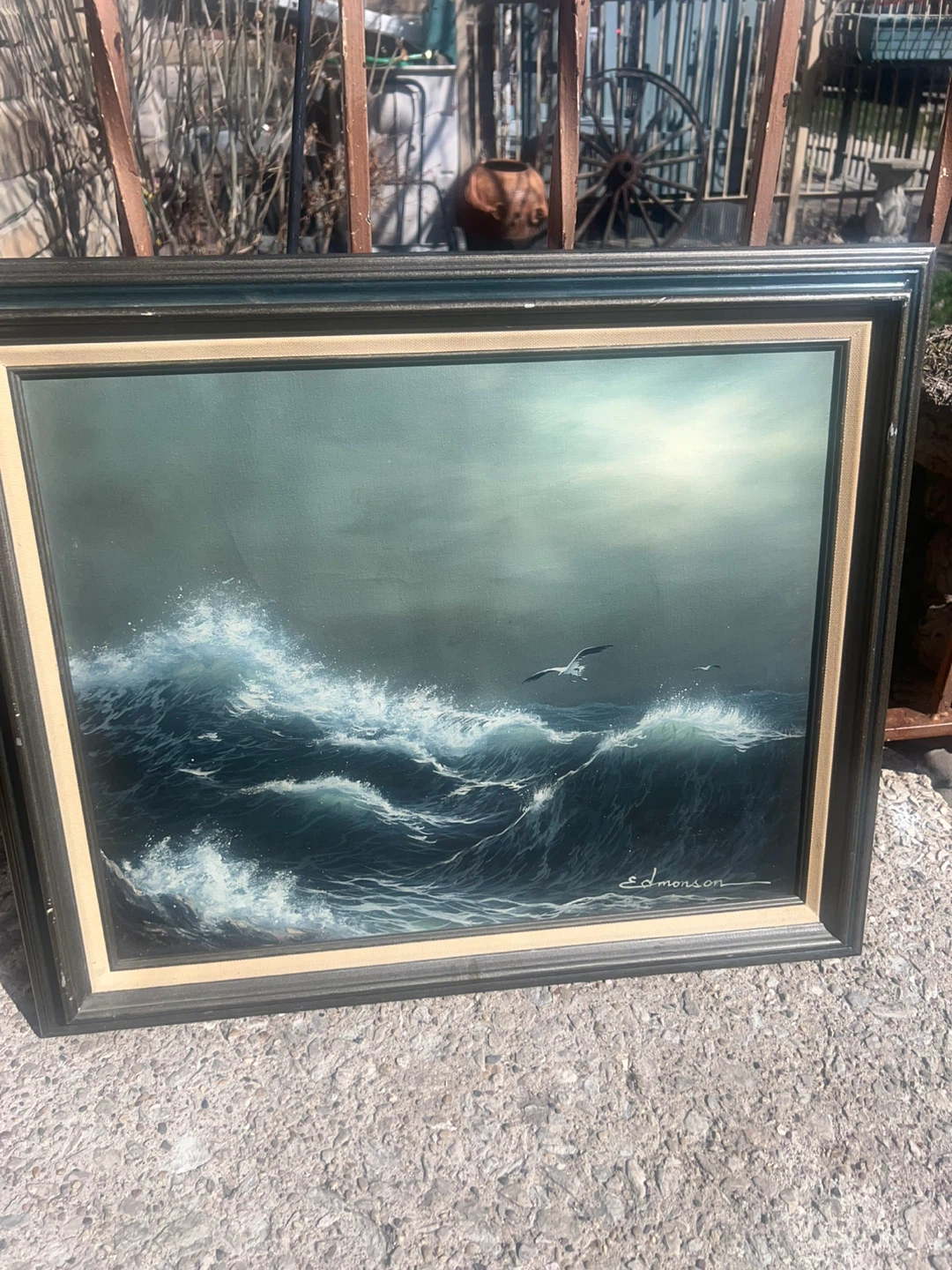 Seascape Oil Painting by E. D. Morson ⚽ - photo 3