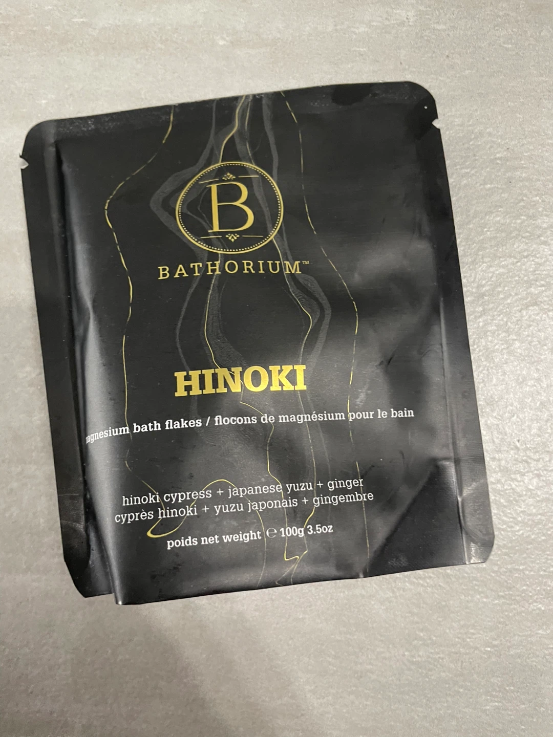 ⚽️Bathorium Hinoki Magnesium Bath Flakes 100g