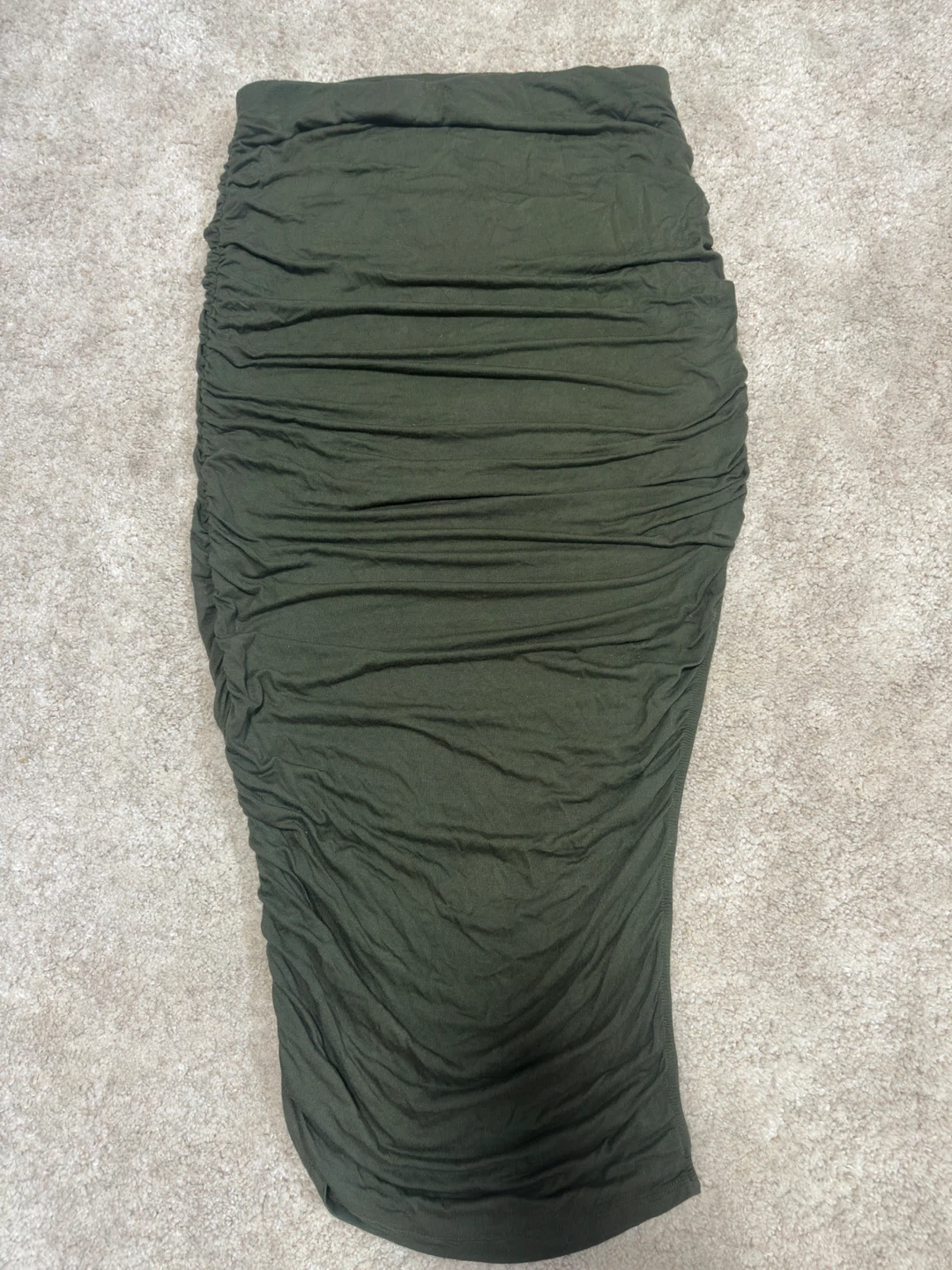 Ruched Pencil Skirt