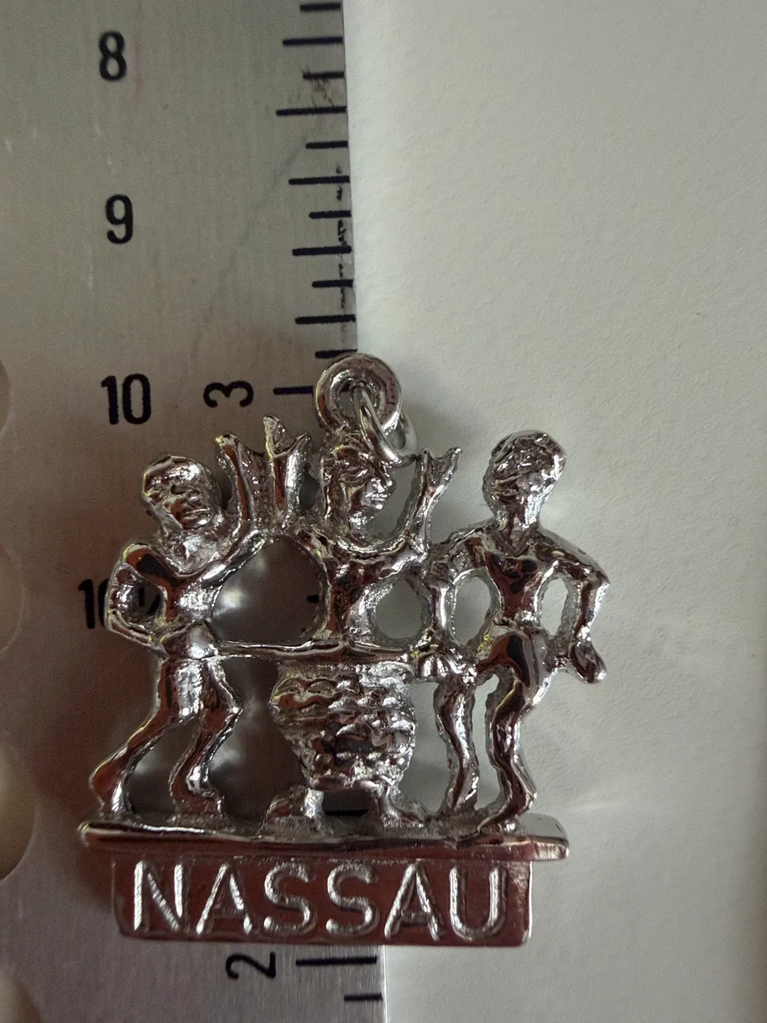 Sterling Silver Nassau Charm