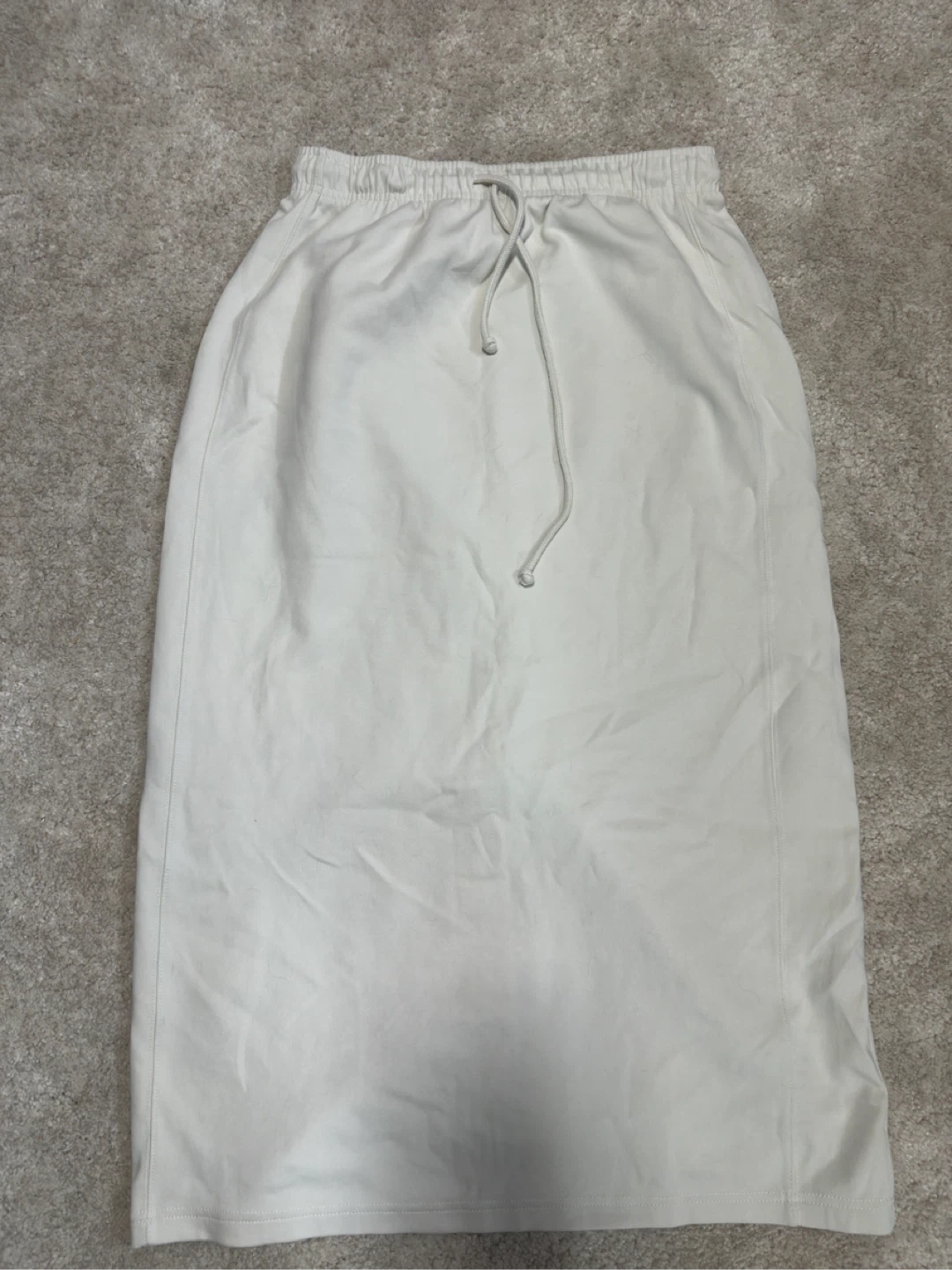 ZARA Beige Sweater Cargo Midi Skirt