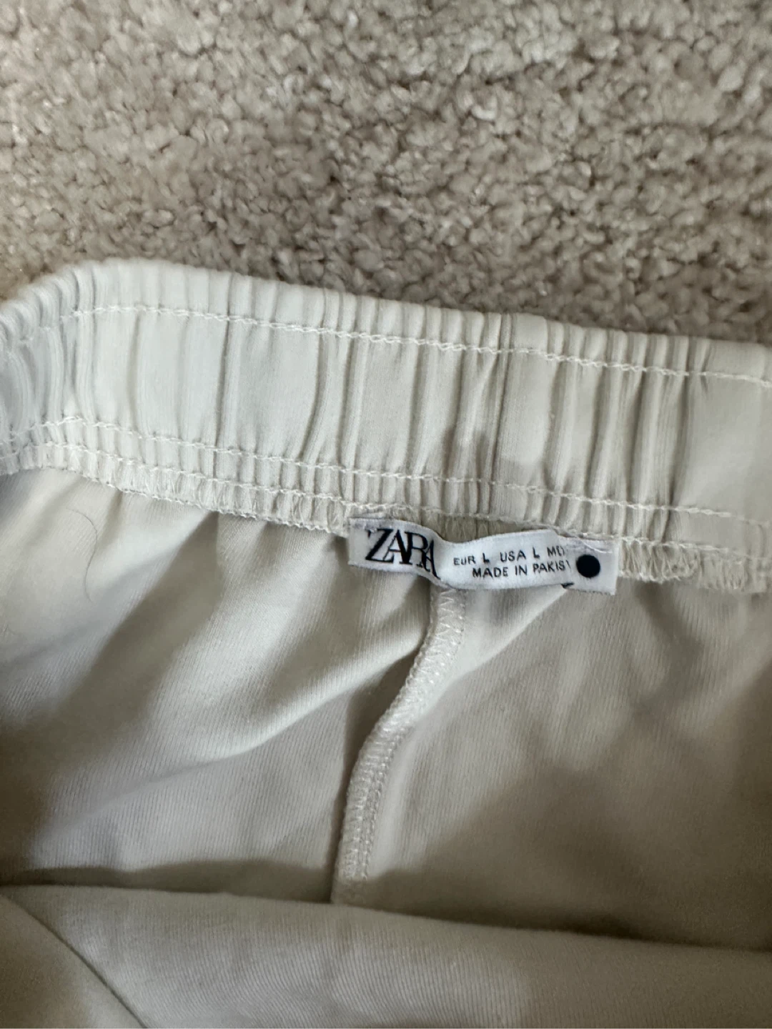 ZARA Beige Sweater Cargo Midi Skirt - photo 2