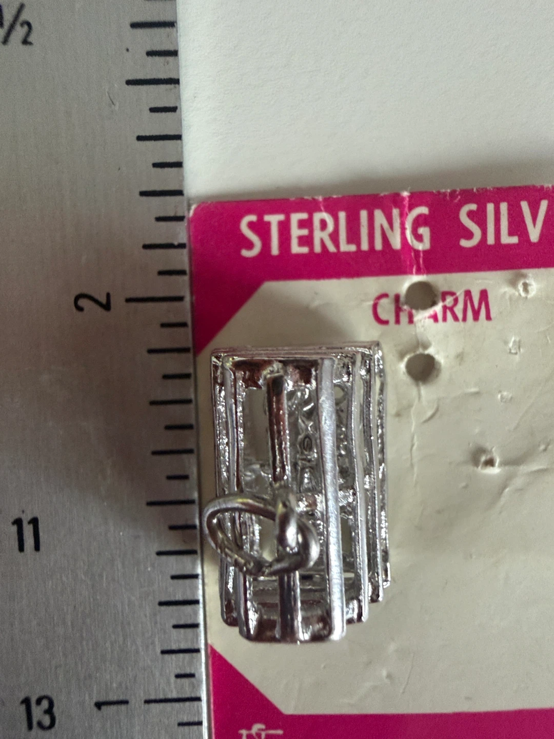 sterling Silver Lobster Trap with Lobster Inside Charm - photo 2