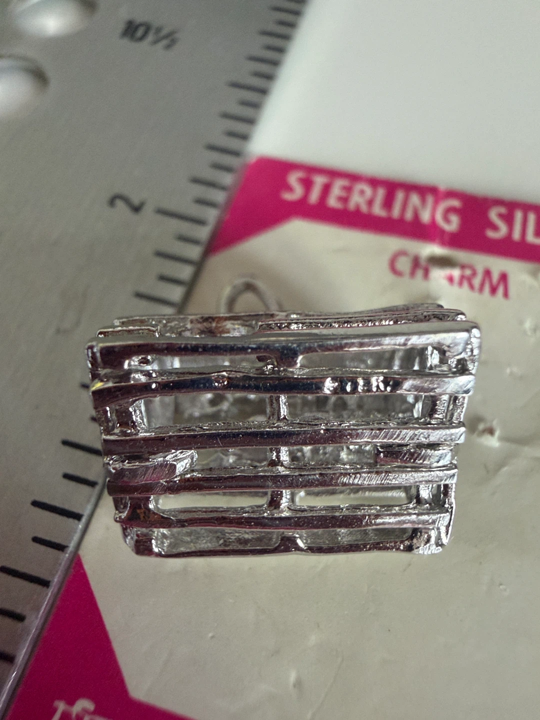 sterling Silver Lobster Trap with Lobster Inside Charm - photo 4