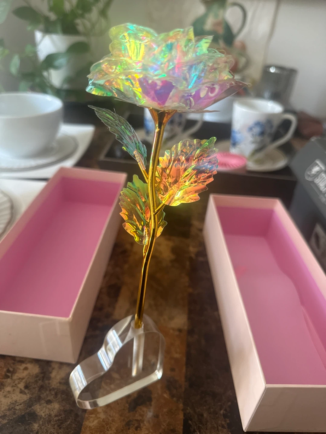 24K Golden Rose Artificial Flower - photo 3