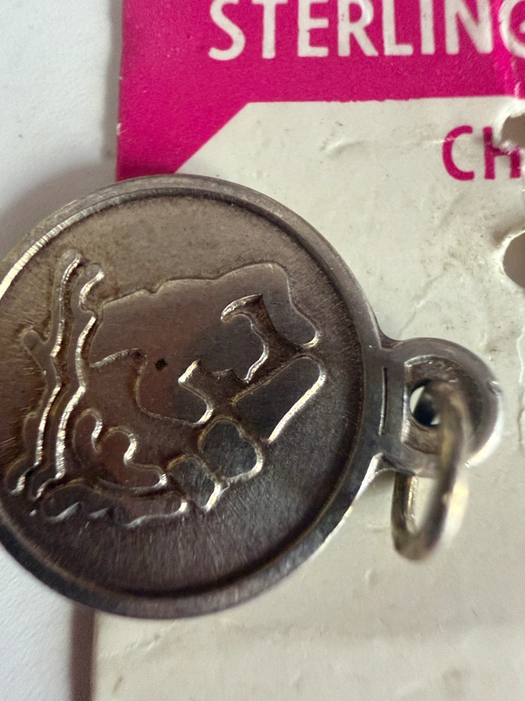 Sterling Silver Aquarius Charm Pendant - photo 3