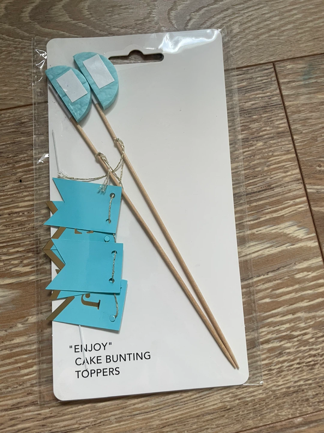 MINISO "Enjoy" Cake Bunting Toppers ⚽️ - photo 2
