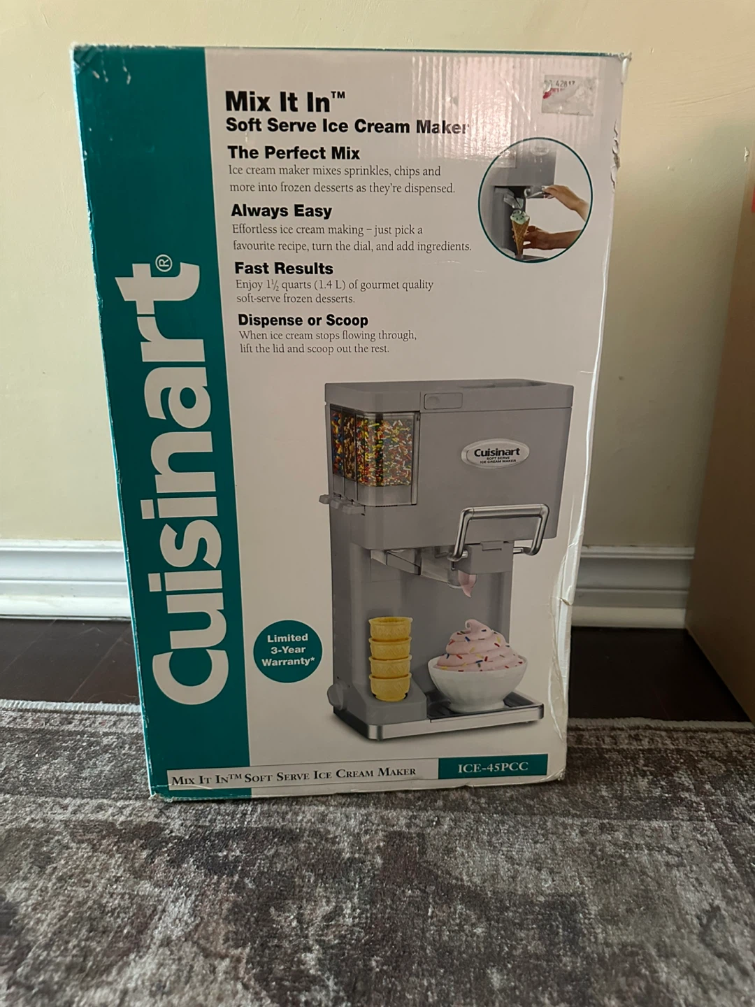 Cuisinart Mix It In Soft Serve Ice Cream Maker