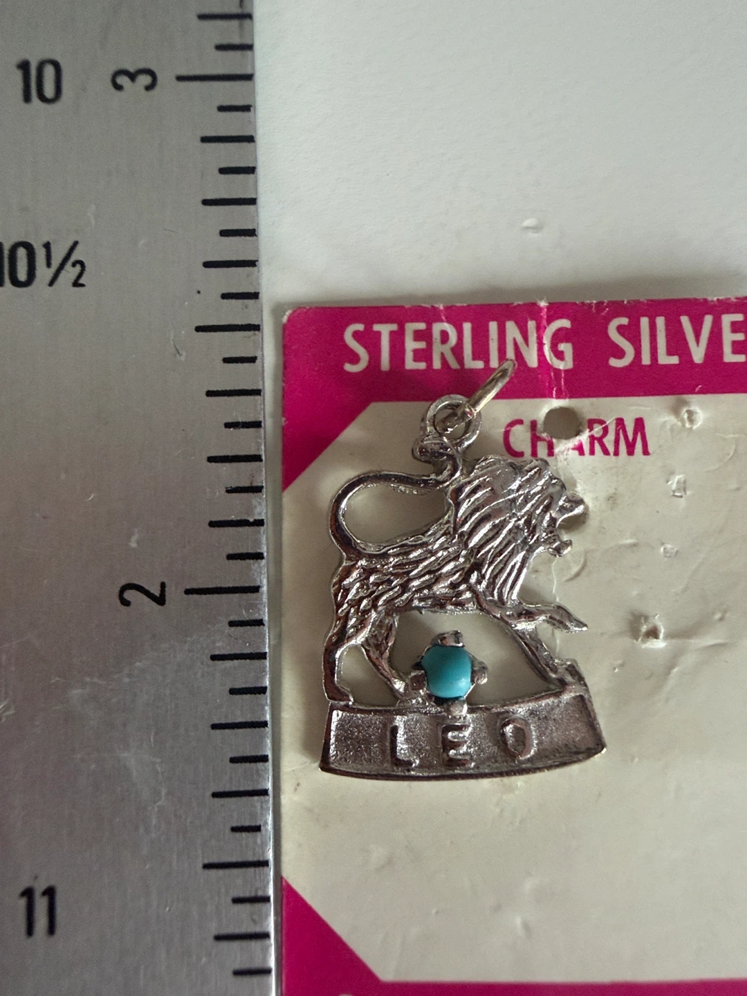 Sterling Silver Leo Charm