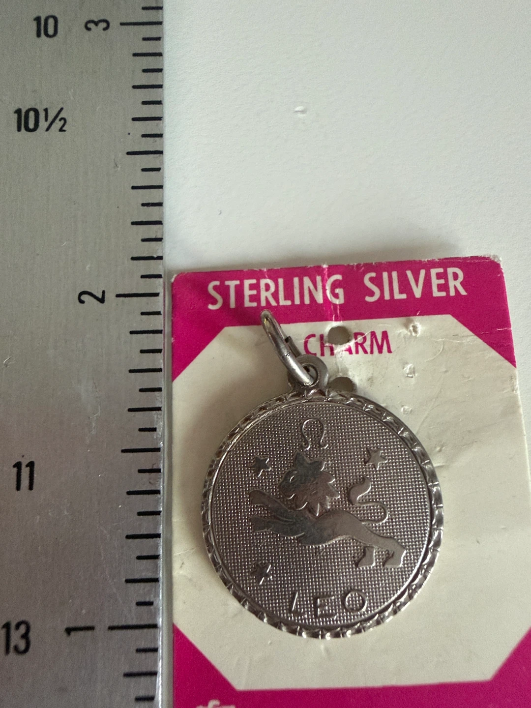 Sterling Silver Leo Charm