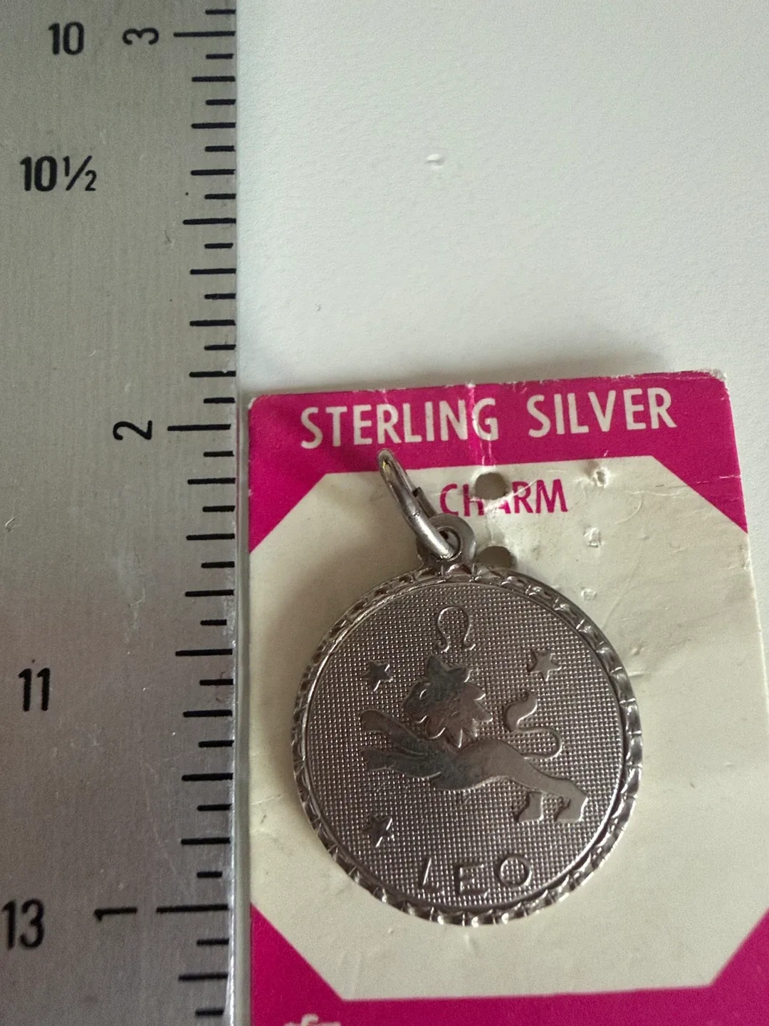 Sterling Silver Leo Charm
