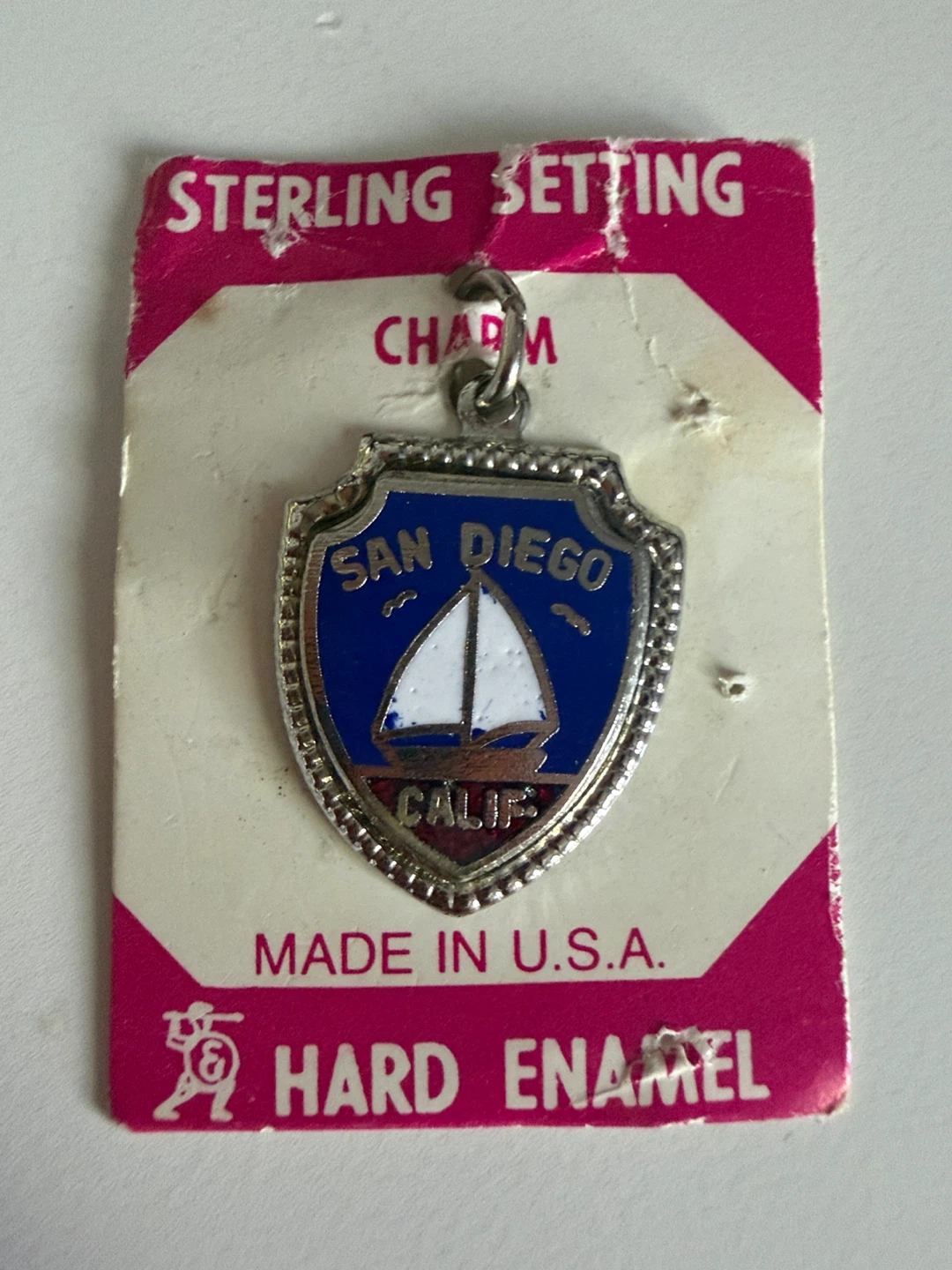 San Diego Sterling Silver Charm