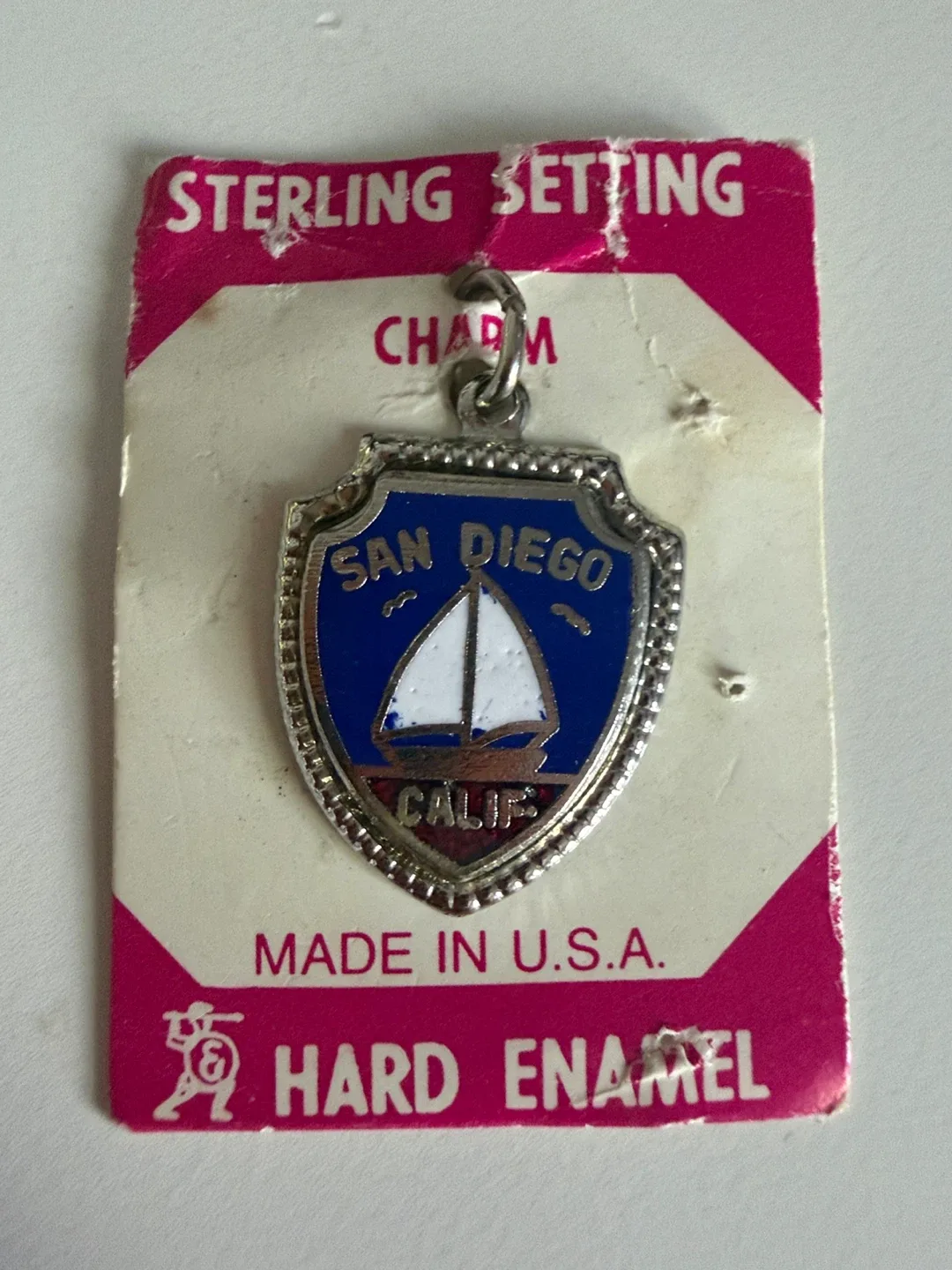 San Diego Sterling Silver Charm
