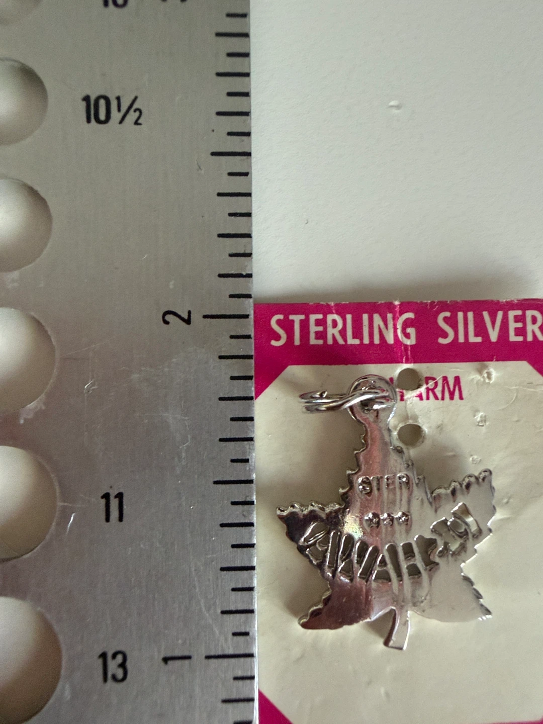 Sterling Silver "Ottawa" Maple Leaf Charm - photo 3