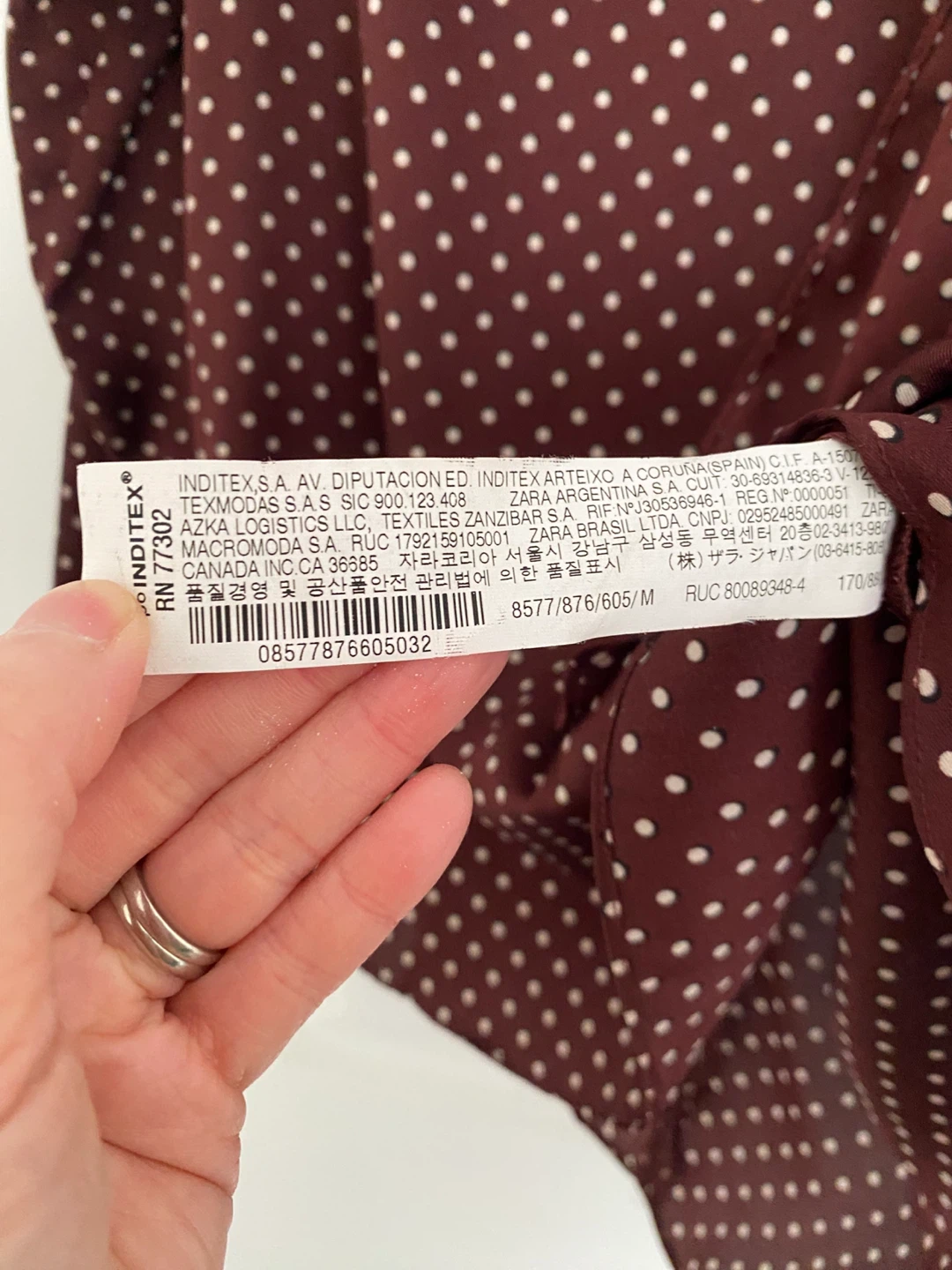 ZARA Woman Polka Dot Bow Blouse ⚽️ - photo 5