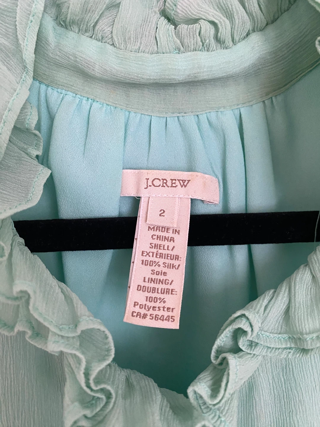 J.Crew Sleeveless Ruffle Neck Blouse ⚽️ - photo 2