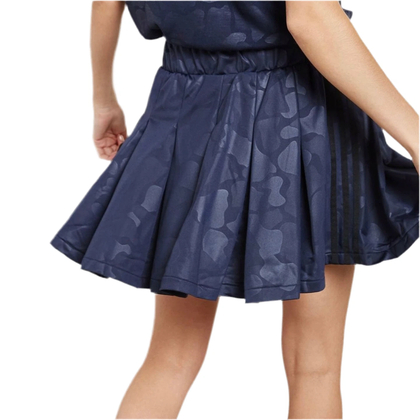 Adidas Navy Camouflage Pleated Skirt Size L - photo 2