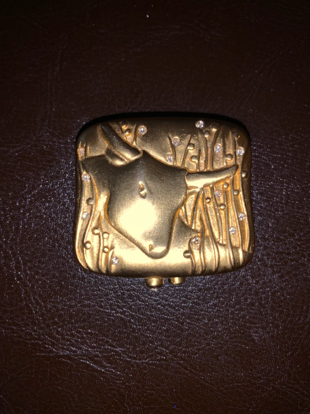 Estée Lauder Mini Trinket Compact - Taurus Design ⚽️