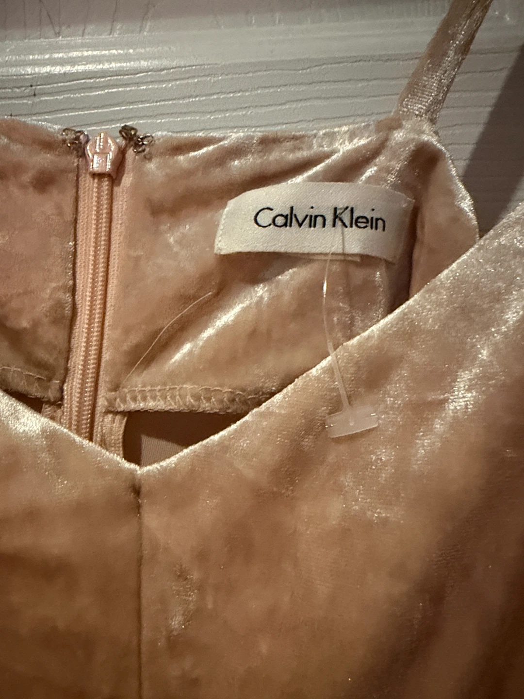 Calvin Klein Velvet Slip Dress - photo 2